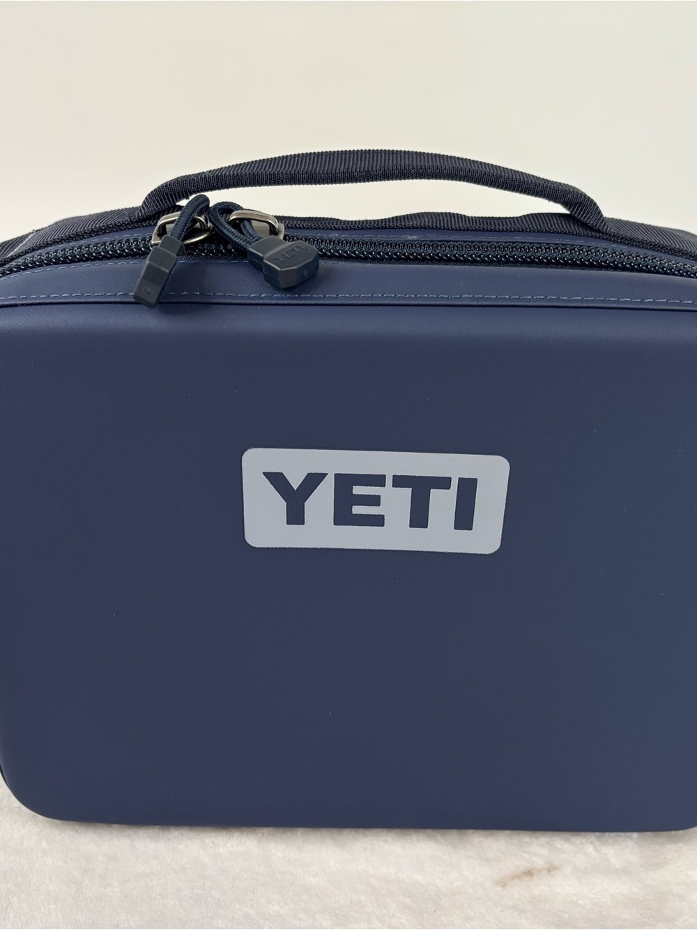 Yeti Navy Blue Hard Shell Toiletry Case with Top Handle